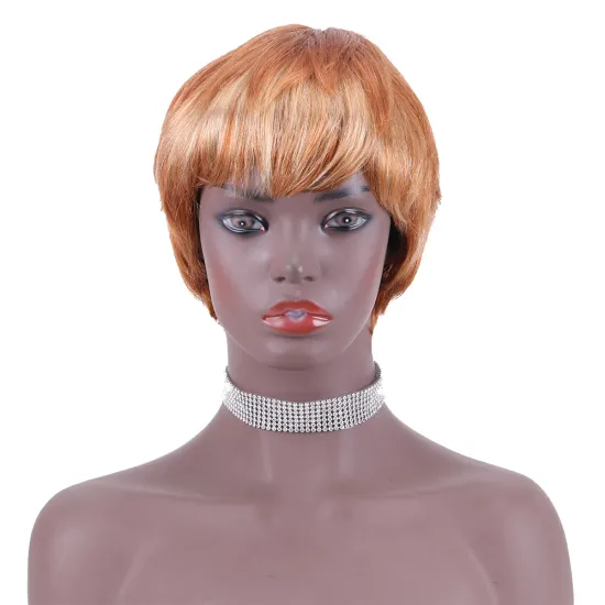 2021 hot sale peruvian colored pixie short bob perruque blonde wigs raw jewish russian virgin hair 613 blonde human hair wig