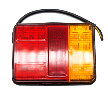 12V 30 LED Taillights - Red & Amber Tail Light Warning Lamp for Trailers and Trucks