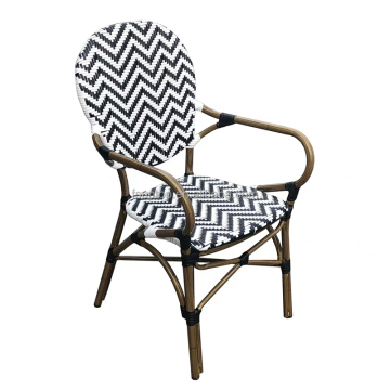New French Style Bistro PE Rattan Outdoor Chair