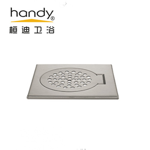Drain de plancher carré en acier pour salle de bain et cuisine