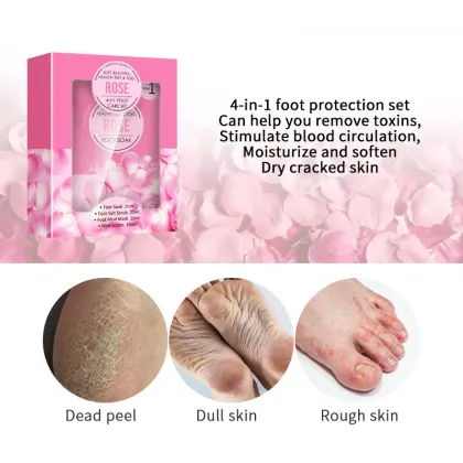 Wholesale Foot Care: 4 Piece Set - Soak Herbs & Repair Cream