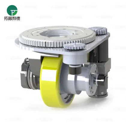Omnidirectional DC Motor Driving Wheels for AGV Robots in Warehouse Industries