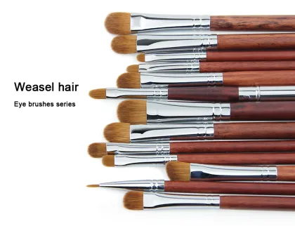 2020Goat Hair Makeup Cosmetics private label brushes bag