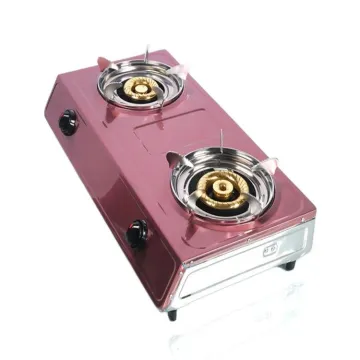 High Quality Kitchen Home Gas Stove Double Burner Desktop Stainless Steel Cooktop Gas Hob