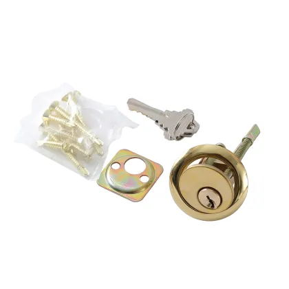 China Single Cylinder Jimmy Proof Lock Solid Bronze Shutter Guard Lock