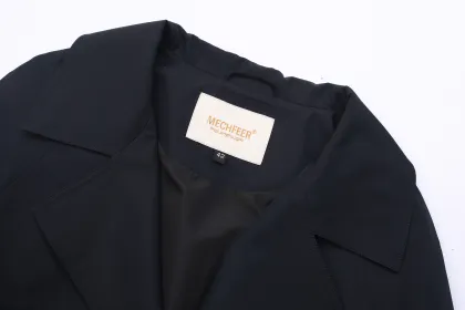 Black womens trench coat