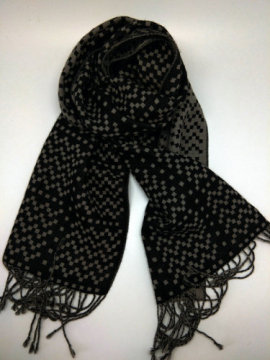 Popular hot-sale fashion pattern Jacqurd Scarf