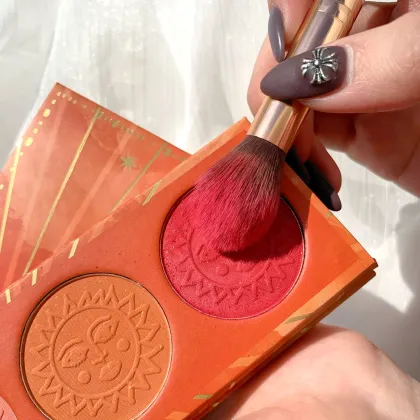 Customizable Vegan Blusher Powder Rouge Makeup in 4 Colors