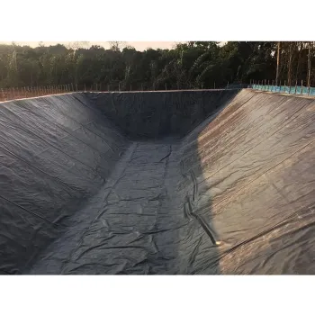 0.5mm 0.8mm HDPE Geomembrane Fish Pond Liner for Circular Tanks and Shrimp Farms