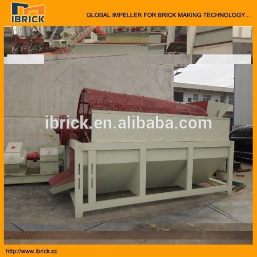 Brick project making machine clay raw material roller screen griddle