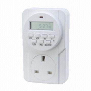Time Switches, LED Digital Display, with Plug-in