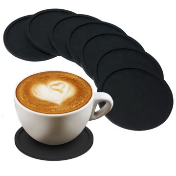 GOODA Factory Wholesale OEM/ODM PAD & MAT Plastic Soft PVC Coasters - Black Color