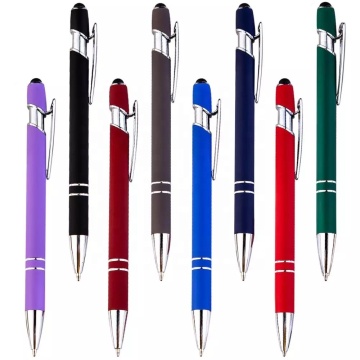 Custom Logo Aluminum Pen with Stylus - Cheapest Free Sample Offer