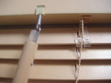 25mm Basswood Window Blinds Accessories White For Venetian Blinds
