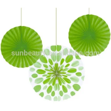 Wdding Paper Fan Decoration Hanging Fan Crafts