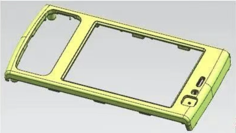 Injection mold for mobile phone case