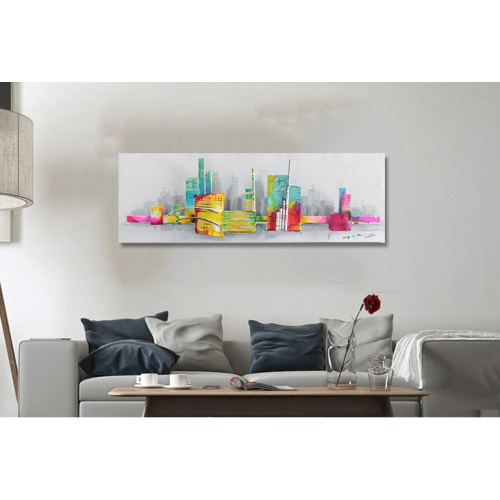 City Skyline Urban Metropolis Metal Art
