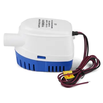 1100GPH Automatic boat bilge pump 12V Electric Marine Pump Boat Water Exhaust Pump Submersible Bilge Sump With Float Switch