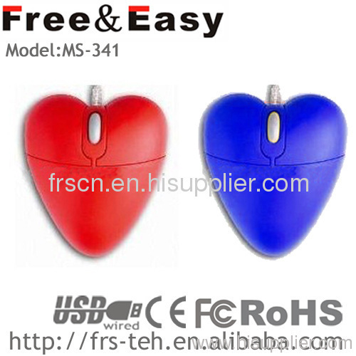 3d Optical Mouse Driver Heart Mouse/cartoon Gift Mouse 
