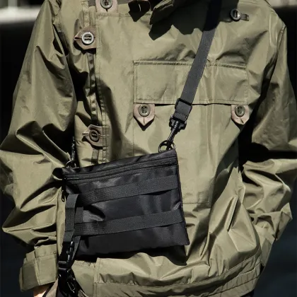 OMOI Custom Nylon Crossbody Messenger Bag for Men