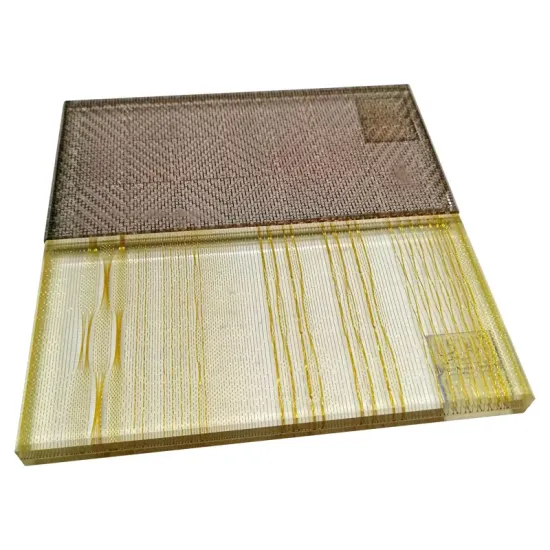 Modern Architecture Decorative Architectural Mesh Laminated Glass