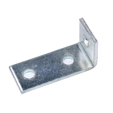 Black Heavy Duty 4 Inch Right Angle L Bracket - OEM Iron Bracket