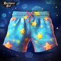 Azul oscuro de la playa de verano pantanos pantalones cortos cortos de baño para hombres pantalones cortos de baño cortos