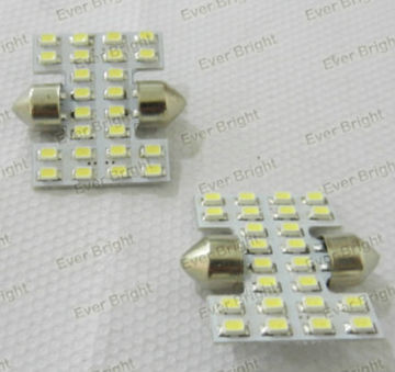 Hot sell 36mm / 39mm / 41mm 1206 24SMD Festoon Interior LED Lights,roof lights for cars