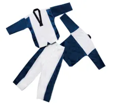 martial arts gi v-neck uniform for poomsae taekwondo