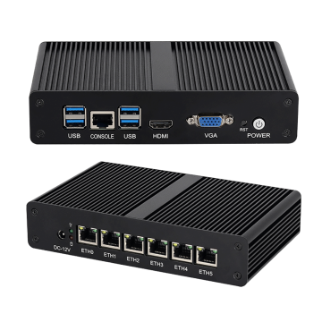Rumah perusahaan 6lan pfsense firewall mini pc 4405u