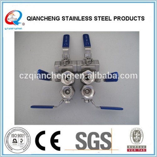 316 stainless steel high pressure 1pc ball valve