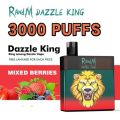 Randm Dazzle King 3000 vape القابلة لإعادة الشحن