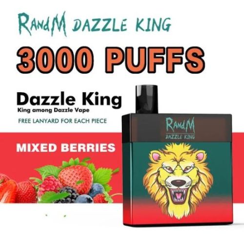 Randm Dazzle King 3000充電式の蒸気