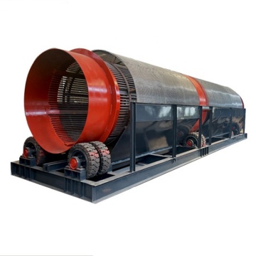 Large Capacity Rotary Drum Sifter Compost Sieve Trommel Screen Manufacturer Supplier In India