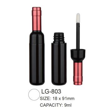 Empty Plastic Cosmetic Round Lipgloss Packaging