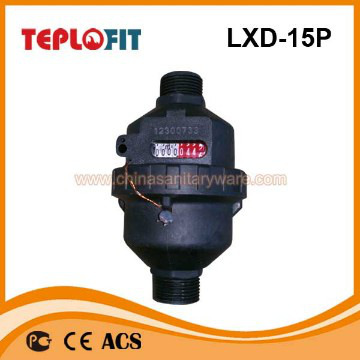 Volumetric rotary plston water meter