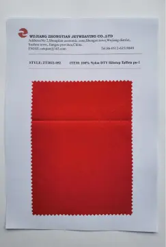 100% Nylon DTY Ribstop Taffeta pu-1