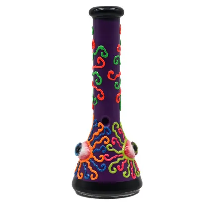 Eye of All Knowledge Glass Water Pipe