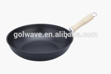 Nonstick Aluminum Wooden Handle Fry Pan