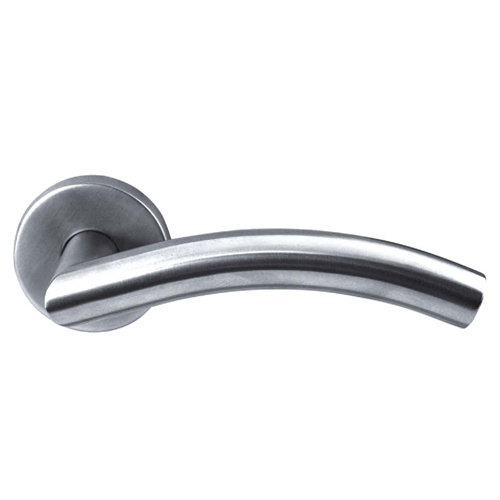 Đòn bẩy cửa thiết kế đương đại bằng Satin đã hoàn thành