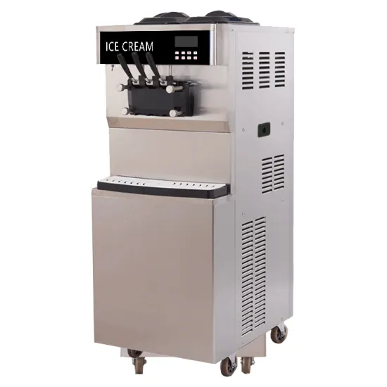 Hot Selling Commercial Frozen Yogurt Maker with 3 Flavor Soft Serve Ice Cream Machine