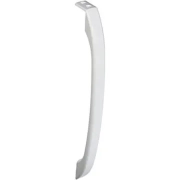 White Plastic Door Handle for Frigidaire Refrigerators - Manual Power Source