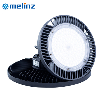 MELINZ Waterproof IP64 LED UFO High Bay Light - 100W to 200W Die-casting Aluminum Factory Workshop Lighting