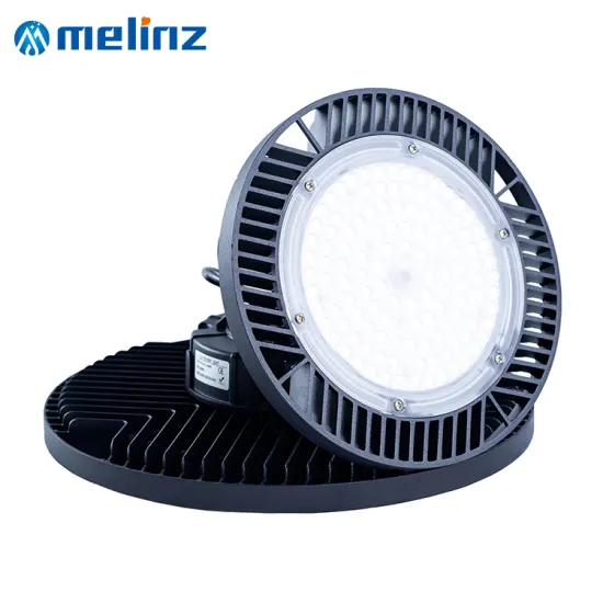 MELINZ Waterproof IP64 LED UFO High Bay Light - 100W to 200W Die-casting Aluminum Factory Workshop Lighting