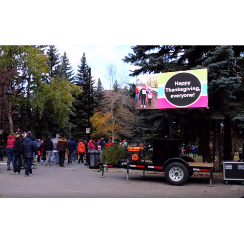 Waterproof P6 Outdoor Mobile LED Display for Trailer