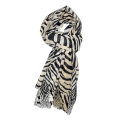 100% Merino Wool Tiger Corak Percetakan Lady Scarf