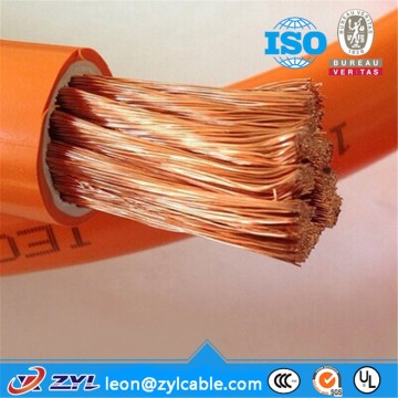 flexible copper welding cable/copper rubber welding cable/welding cable specifications
