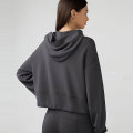 Frauen Reitkleidung mit Kapuze mit Zipper -Jacke für Frauen Herbst Neues Produkt Lose Casual Hoodie Fitness Reitmantel Reitmantel