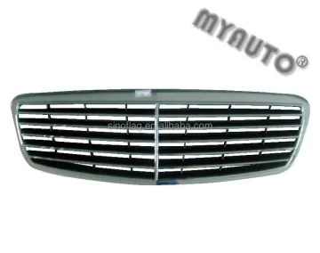 Used Chrome Front Bumper Grille for Mercedes Benz W211 2118800583
