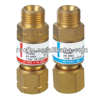 Oxygen Flashback Arrestor for Gas Cutting Torch